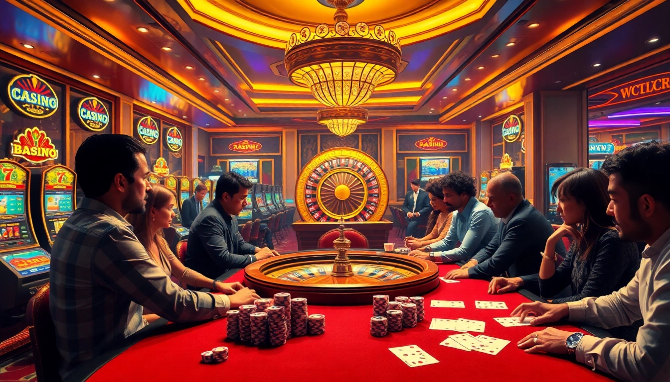 Play thrilling casino games at https://ibet.gold/ with colorful slot machines and elegant poker tables.