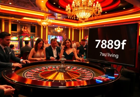 Enjoy the thrill at https://789f.living/ as players celebrate their wins at a glamorous roulette table.