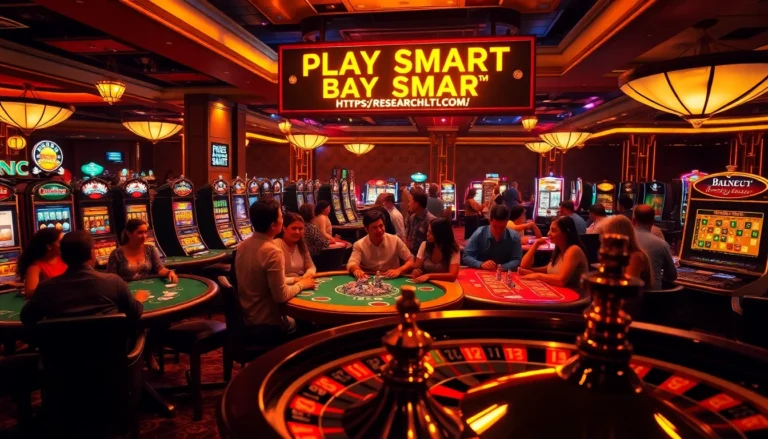 Experience the thrill of winning at https://researchltc.com/ with vibrant casino tables filled with joyful players.