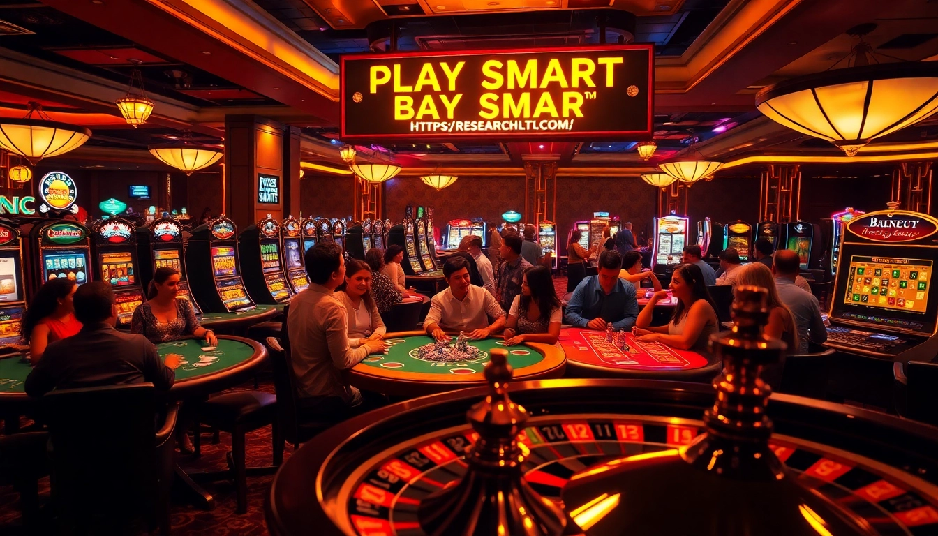 Experience the thrill of winning at https://researchltc.com/ with vibrant casino tables filled with joyful players.