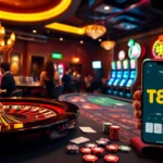 Experience the thrill of TG88 đăng nhập while engaging in exciting casino games with poker chips and a vibrant roulette wheel.
